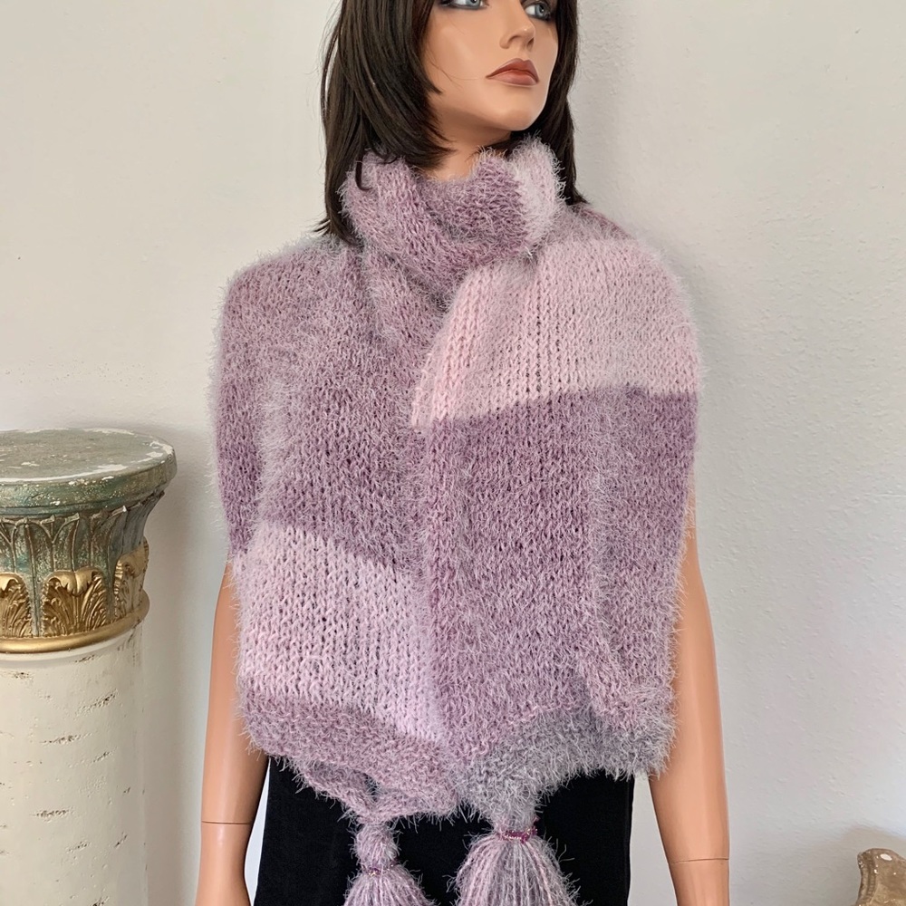 Hand Knits 2 Love Shawl Wrap Designer Luxurious